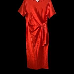 Elegant Orange Dress